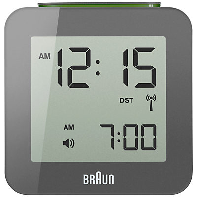 Braun Radio Controlled Global Alarm Clock Grey Braun Radio Controlled Global Alarm Clock Grey